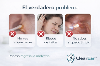 ¿Te estás empujando la cera más adentro sin darte cuenta?