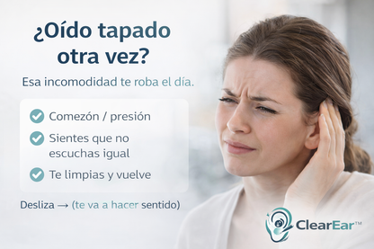 ¿Te estás empujando la cera más adentro sin darte cuenta?