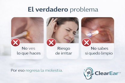 ¿Te estás empujando la cera más adentro sin darte cuenta?