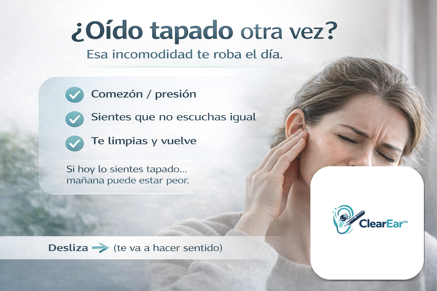 ¿Te estás empujando la cera más adentro sin darte cuenta?