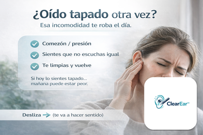 ¿Te estás empujando la cera más adentro sin darte cuenta?